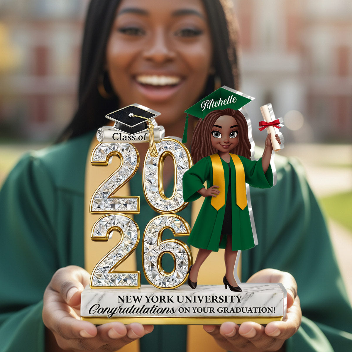 Class Of 2026 Graduate - Personalized Custom Shaped Acrylic Plaque