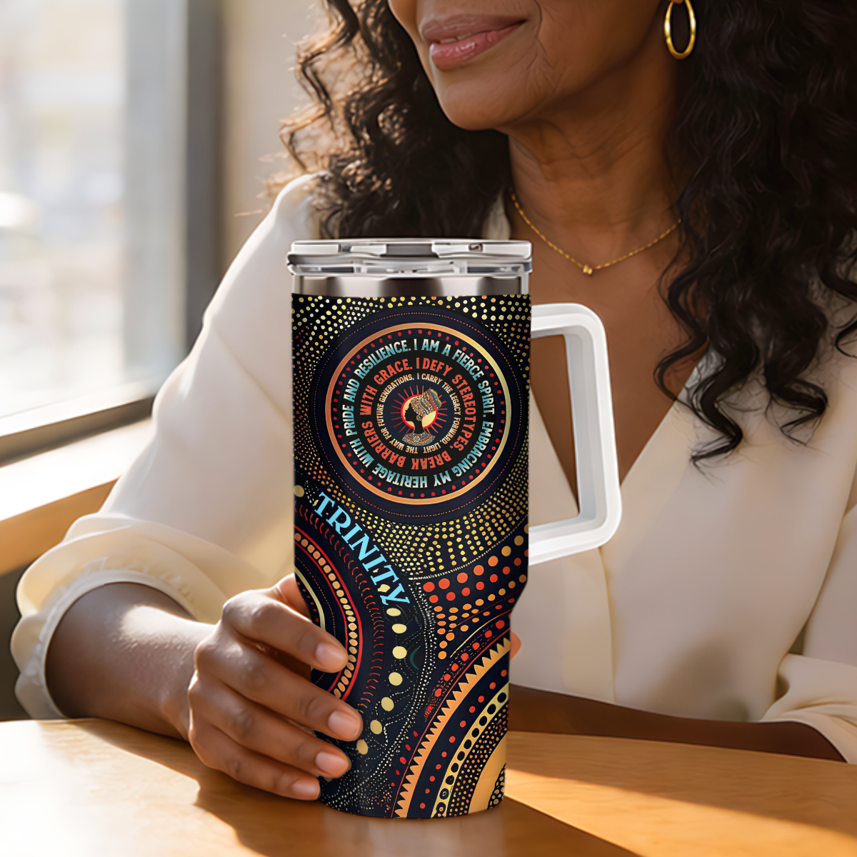 Mantra - Personalized Stainless Steel Tumbler