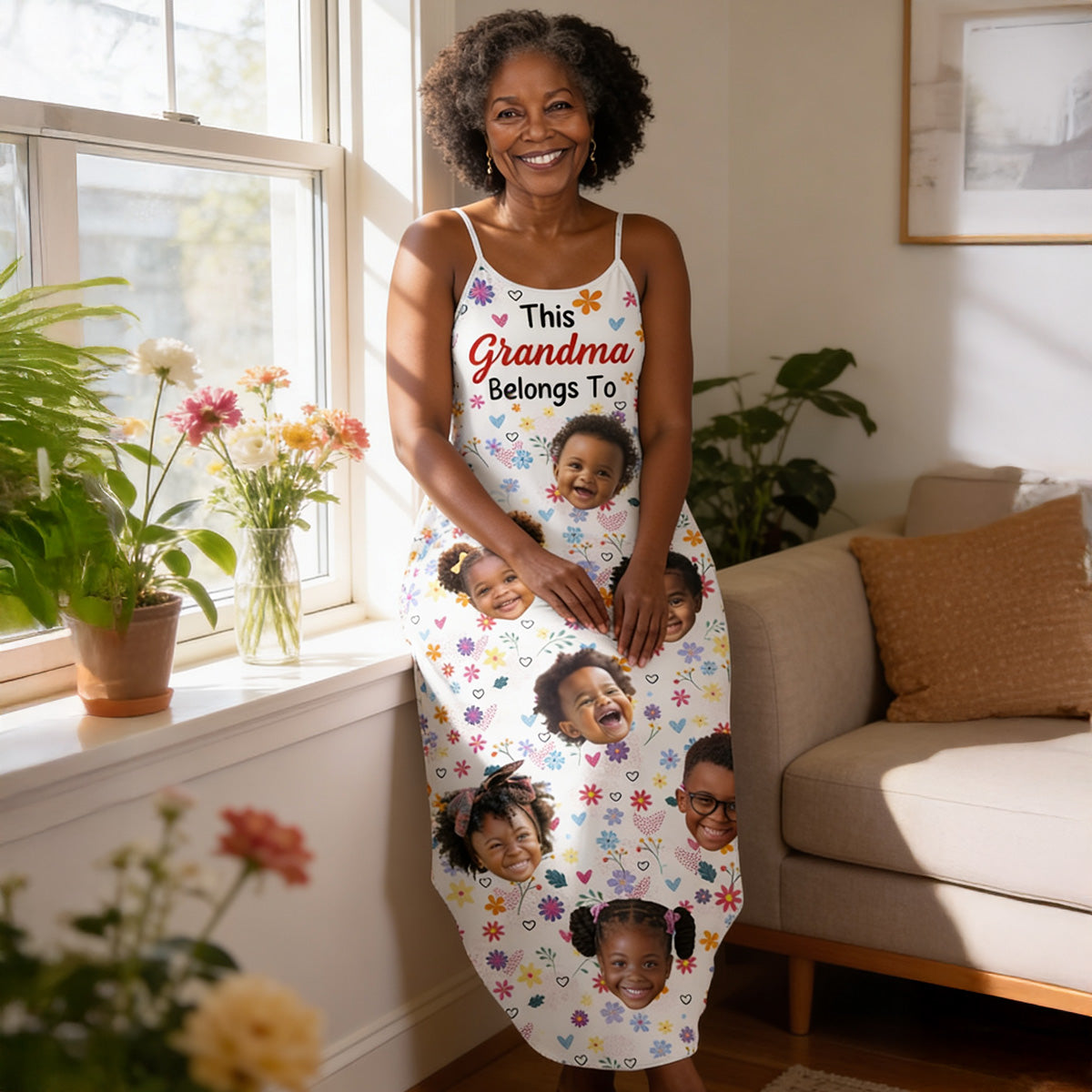 This Grandma Belongs To - Personalized Maxi Dress