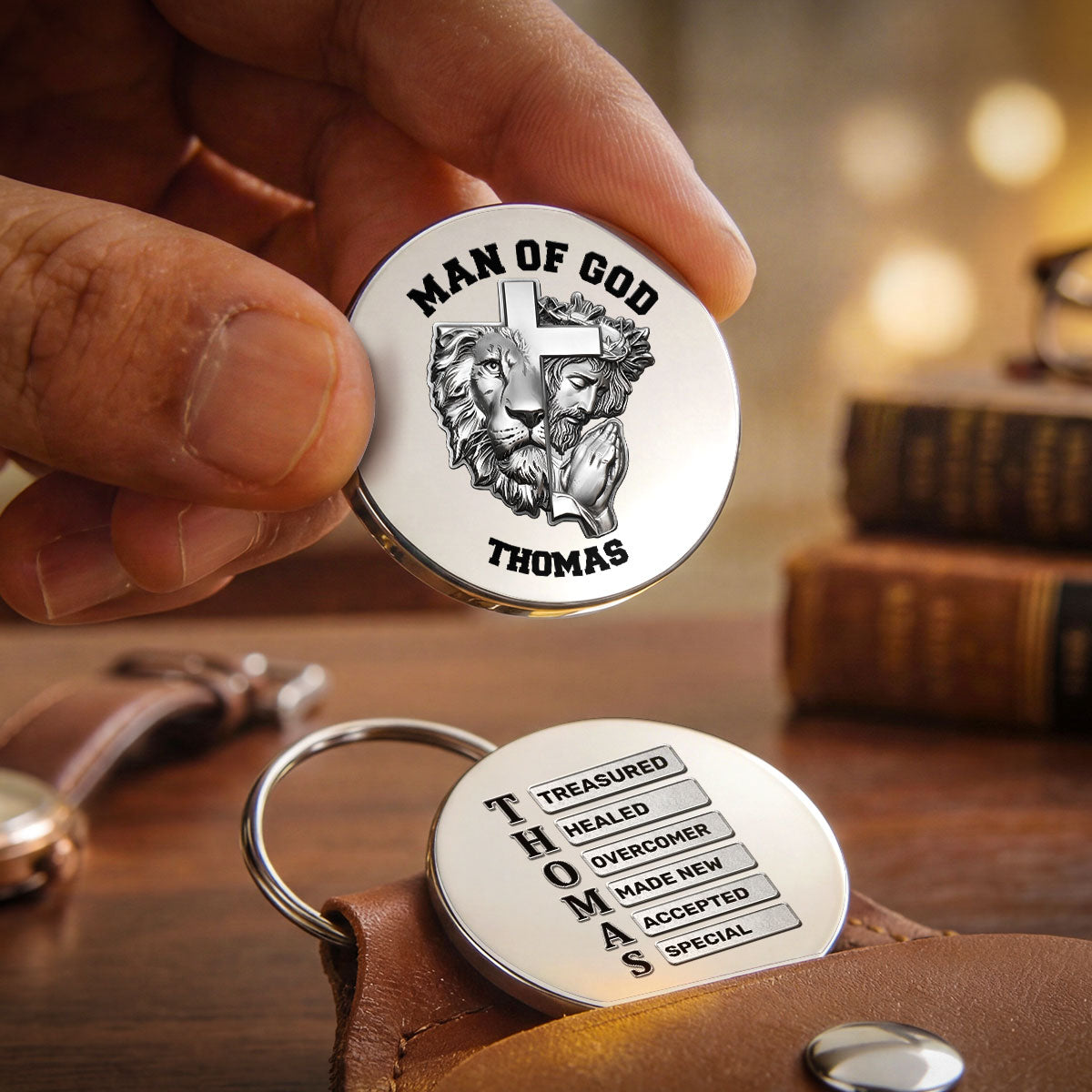 Man Of God - Personalized Pocket Hug