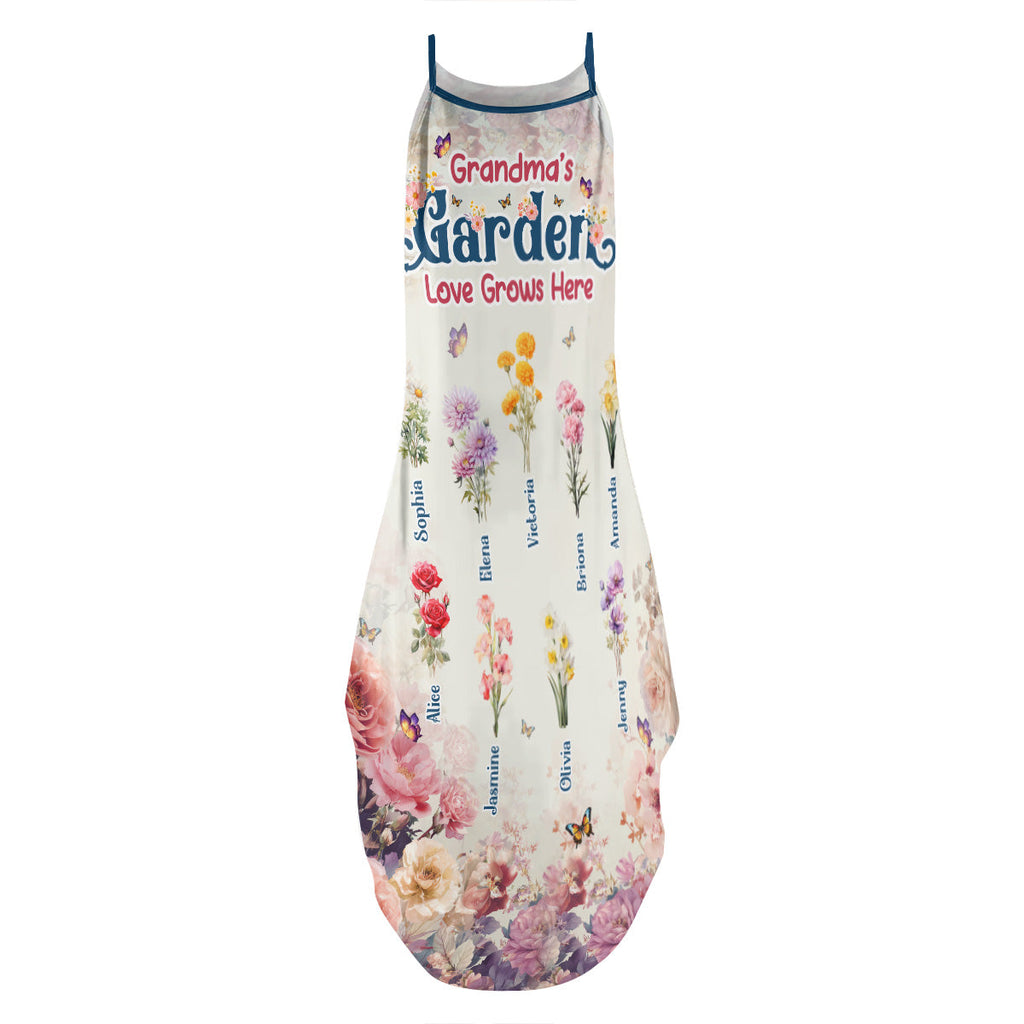 Grandma's Garden - Personalized Maxi Dress