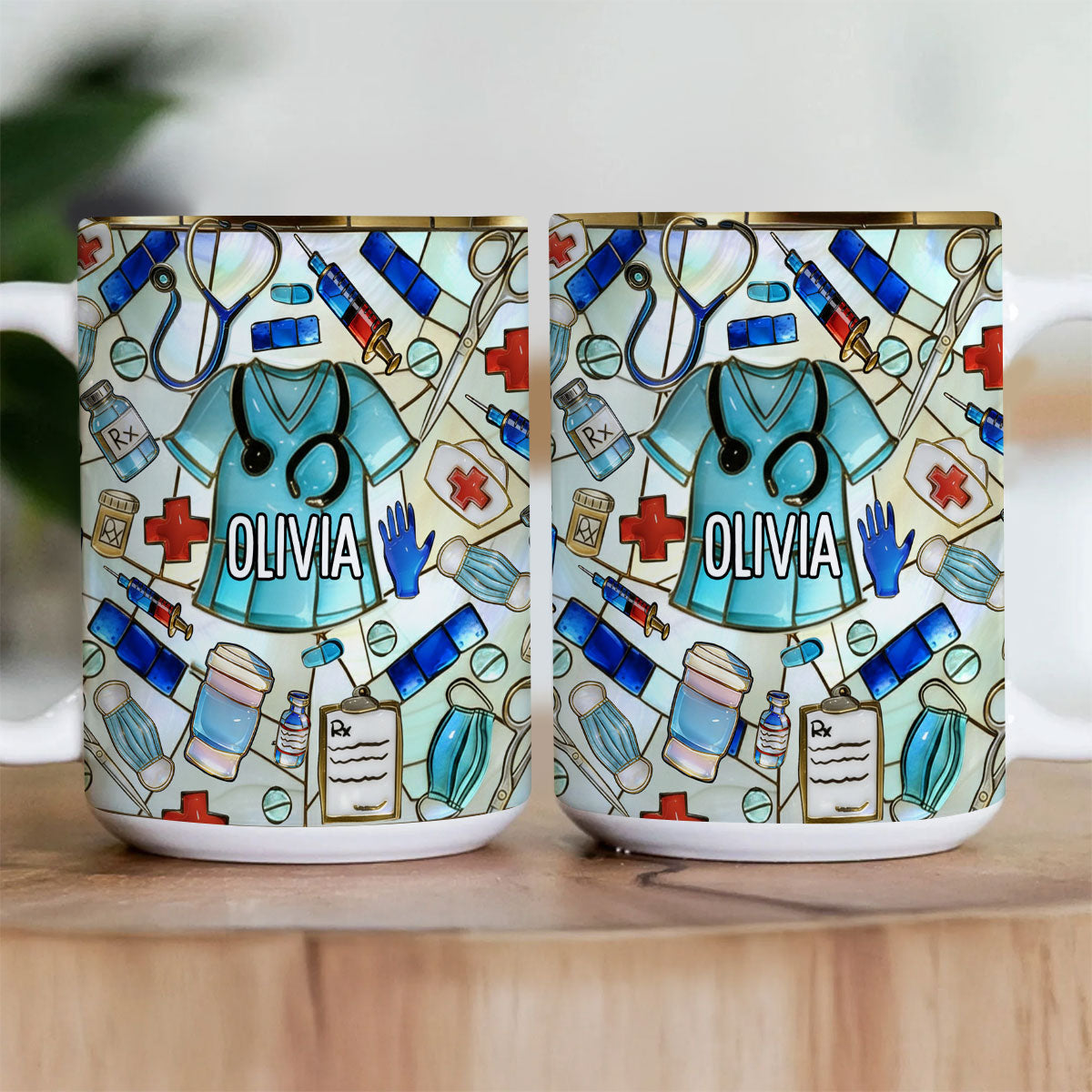 Best Gift For Nurse - Personalized Ceramic Coffee Mug