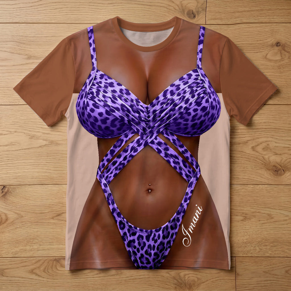 Summer Vacation And Travel Gifts For Bestie - Personalized All-Over-Print T-Shirt