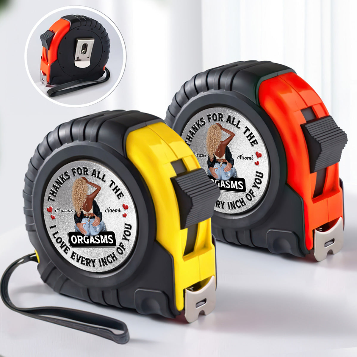 I Love Every Inch Of You - Personalized Tape Measure