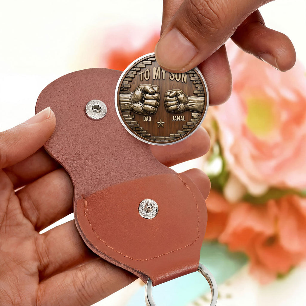 To My Son I Believe In You - Personalized Pocket Hug