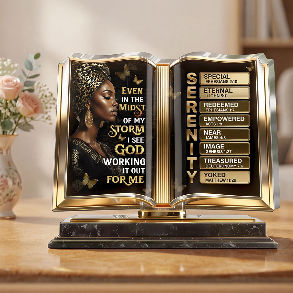 I See God Working It Out For Me - Personalized Custom Shaped Acrylic Plaque