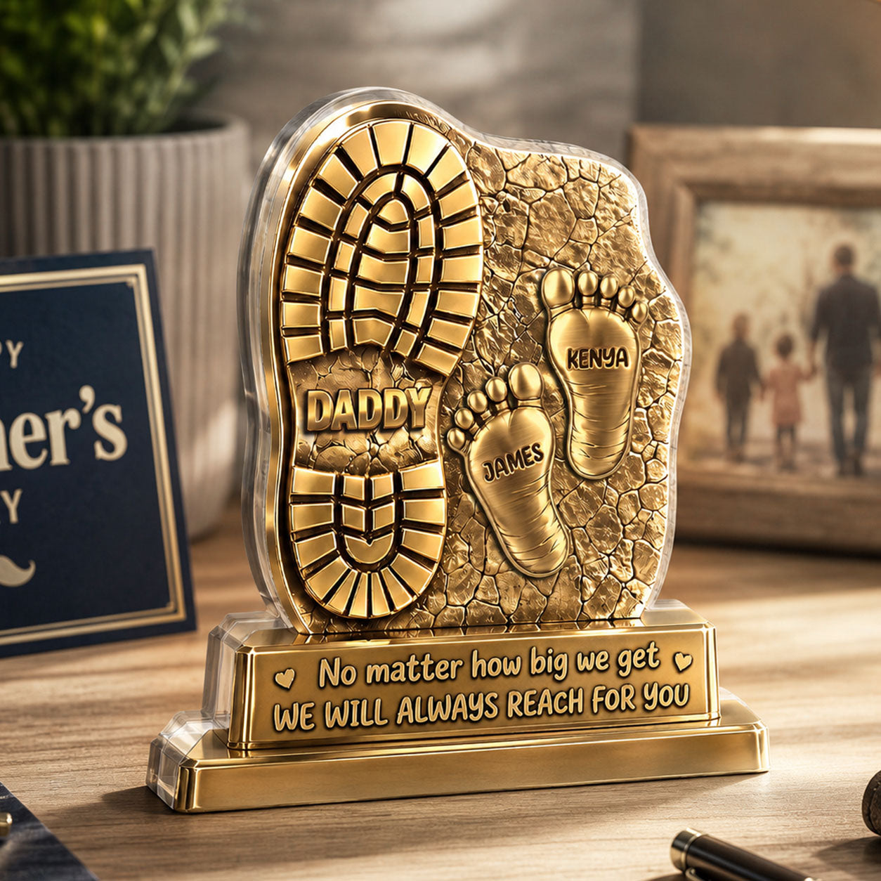 We Will Always Reach For You - Personalized Custom Shaped Acrylic Plaque