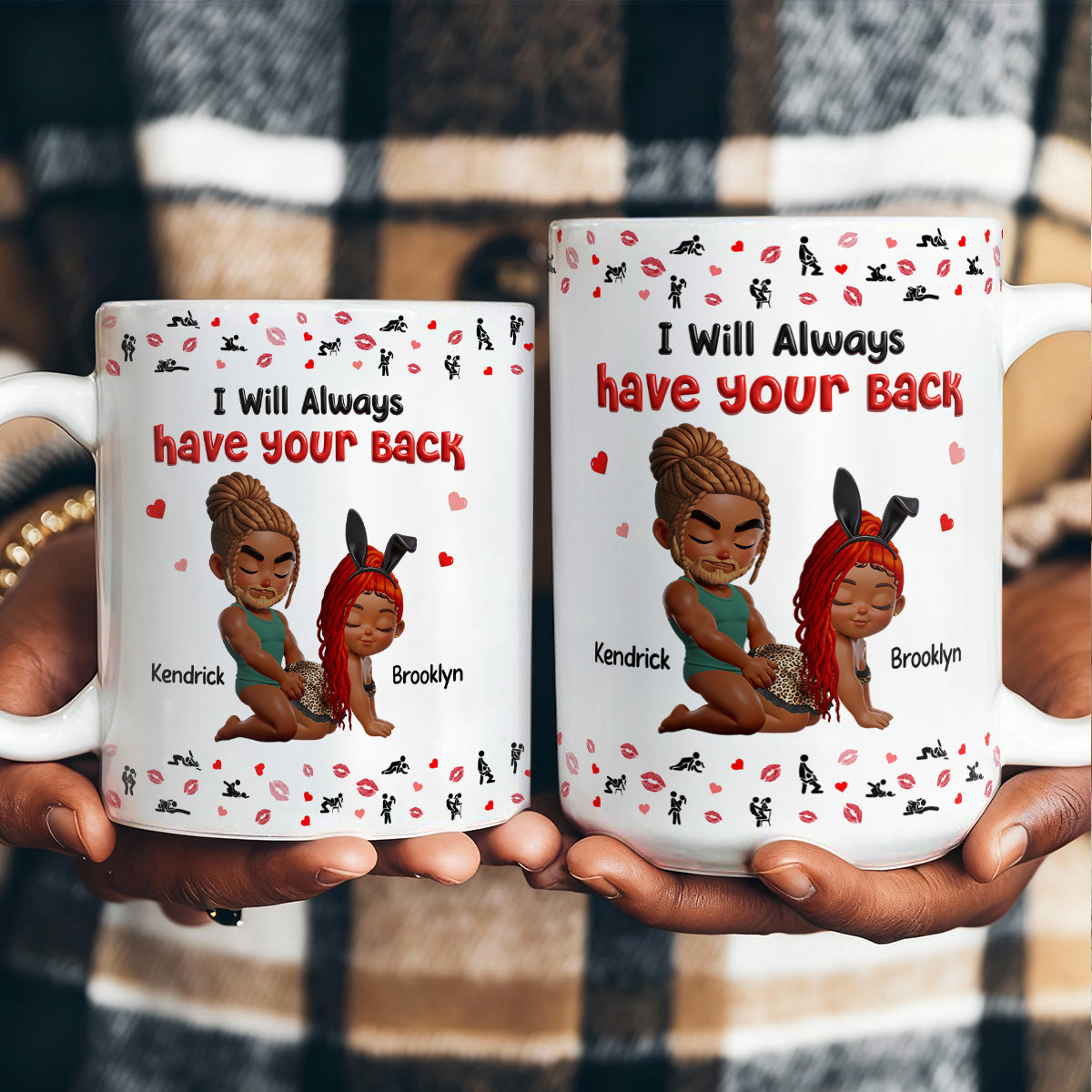 I Will Always Have Your Back - Personalized Ceramic Coffee Mug