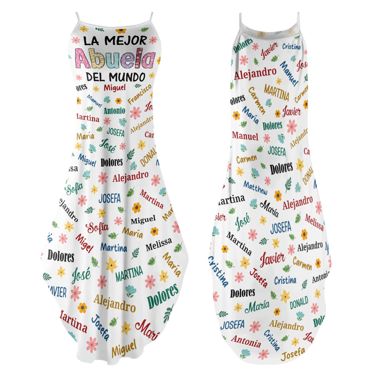 La Mejor Abuela Del Mundo - Personalized Maxi Dress