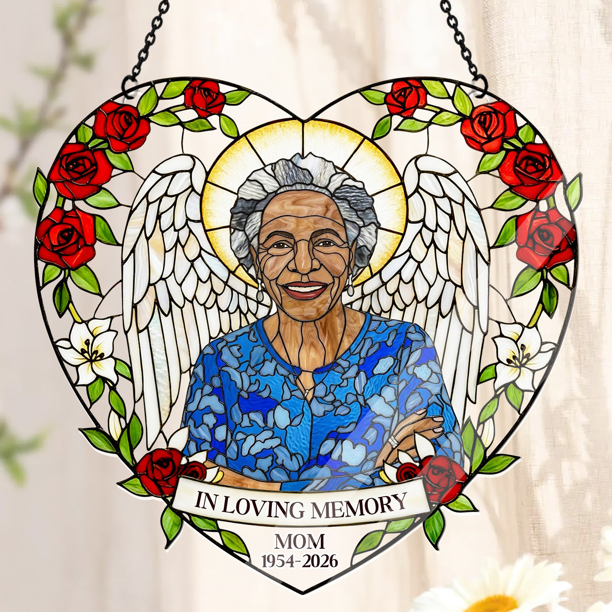 In Loving Memory - Personalized Acrylic Suncatcher