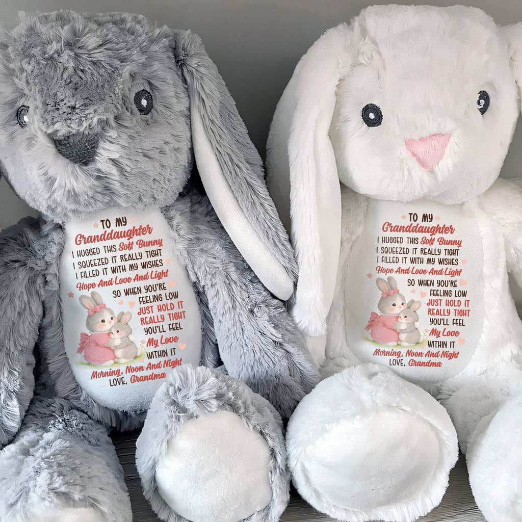 You’ll Feel My Love Within It - Personalized Stuffed Bunny