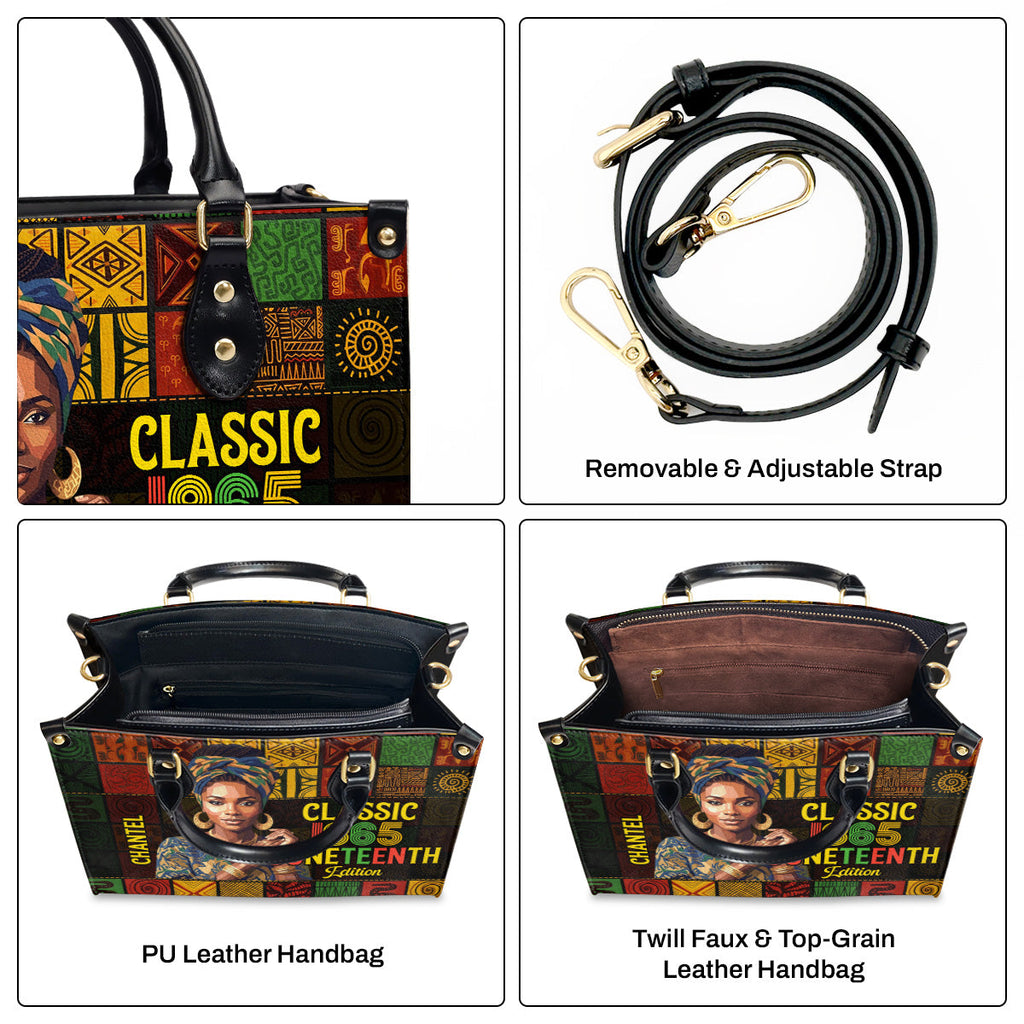 Classic Legacy Juneteenth Edition - Personalized Leather Handbag