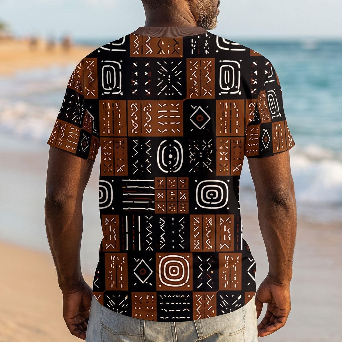 Funny Beach Day African Hero - Personalized All-Over-Print T-Shirt