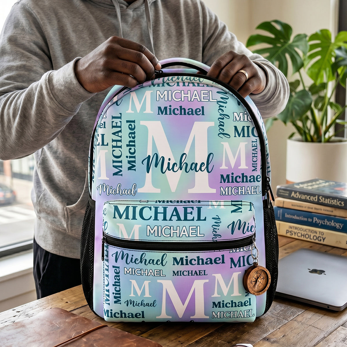 Custom Name Alphabet - Personalized Backpack