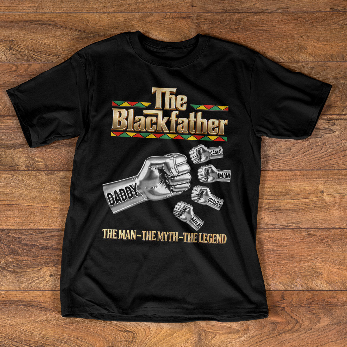 The Blackfather  - Personalized 2D Unisex T-shirt
