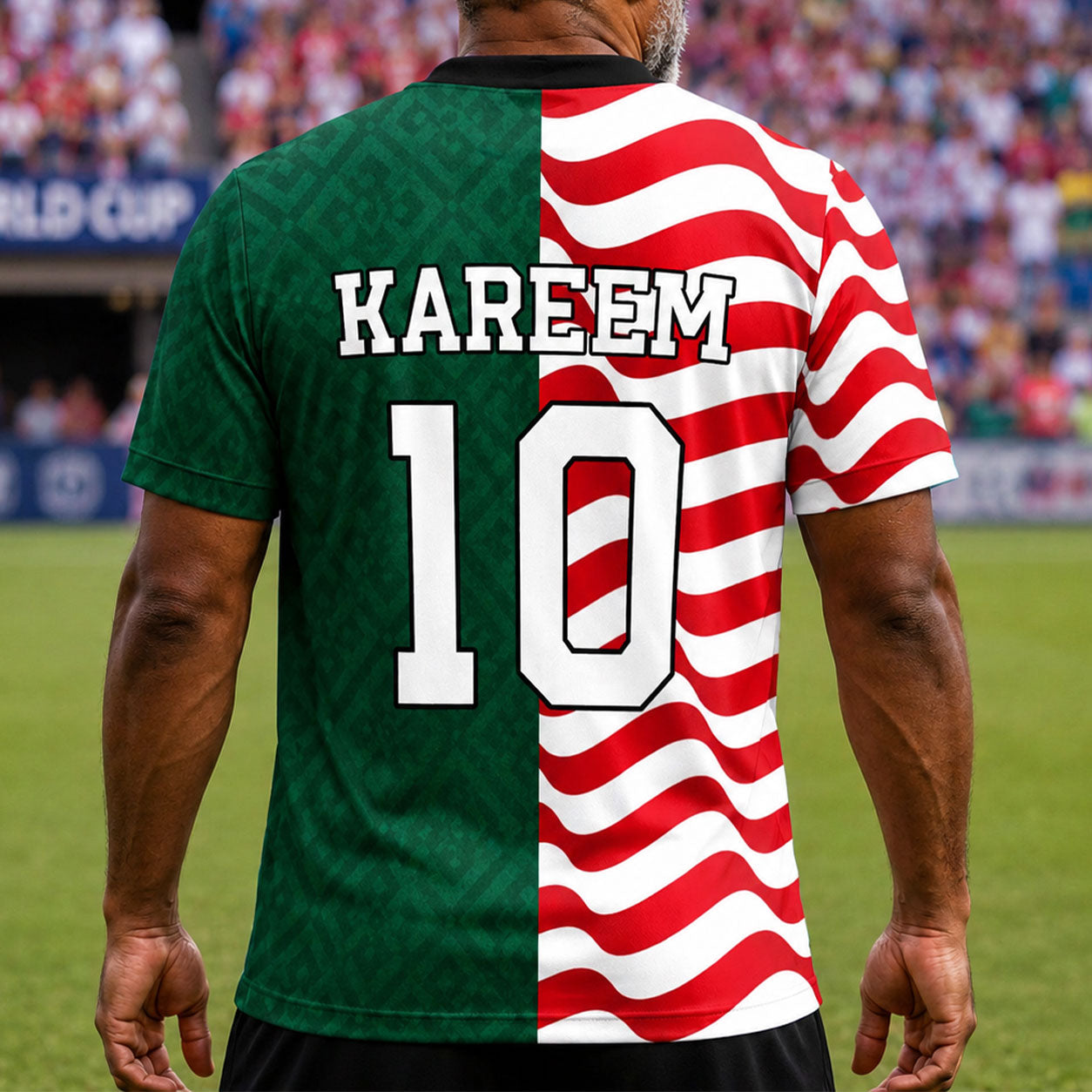 Rooted In Strength Soccer Fan Two Teams Version For Men - Personalized Unisex Jersey