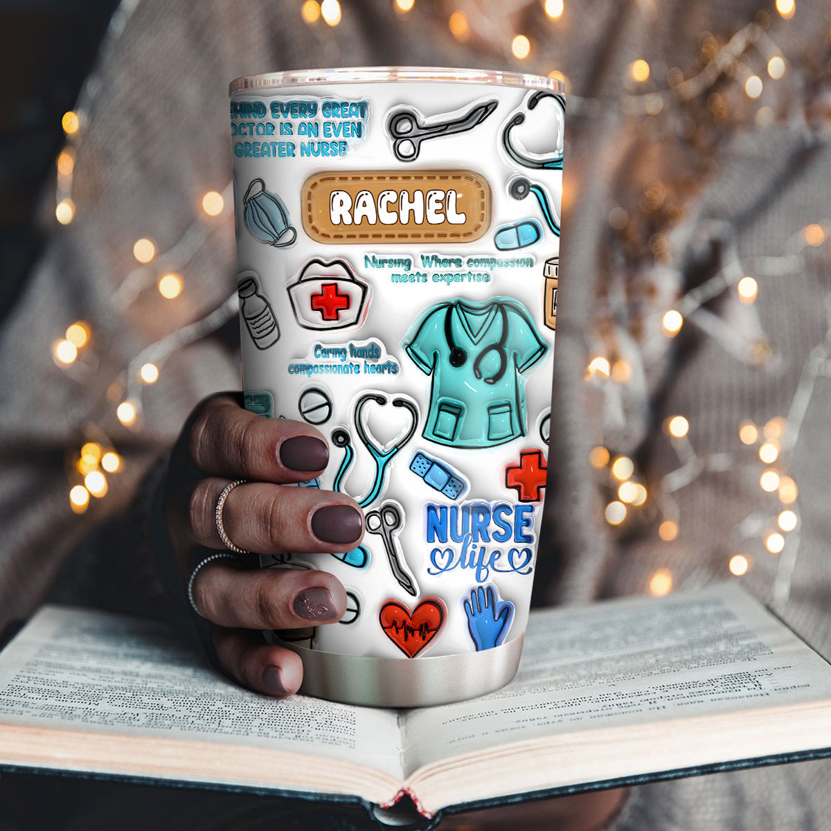 Nurse Life - Personalized Stainless Steel Tumbler