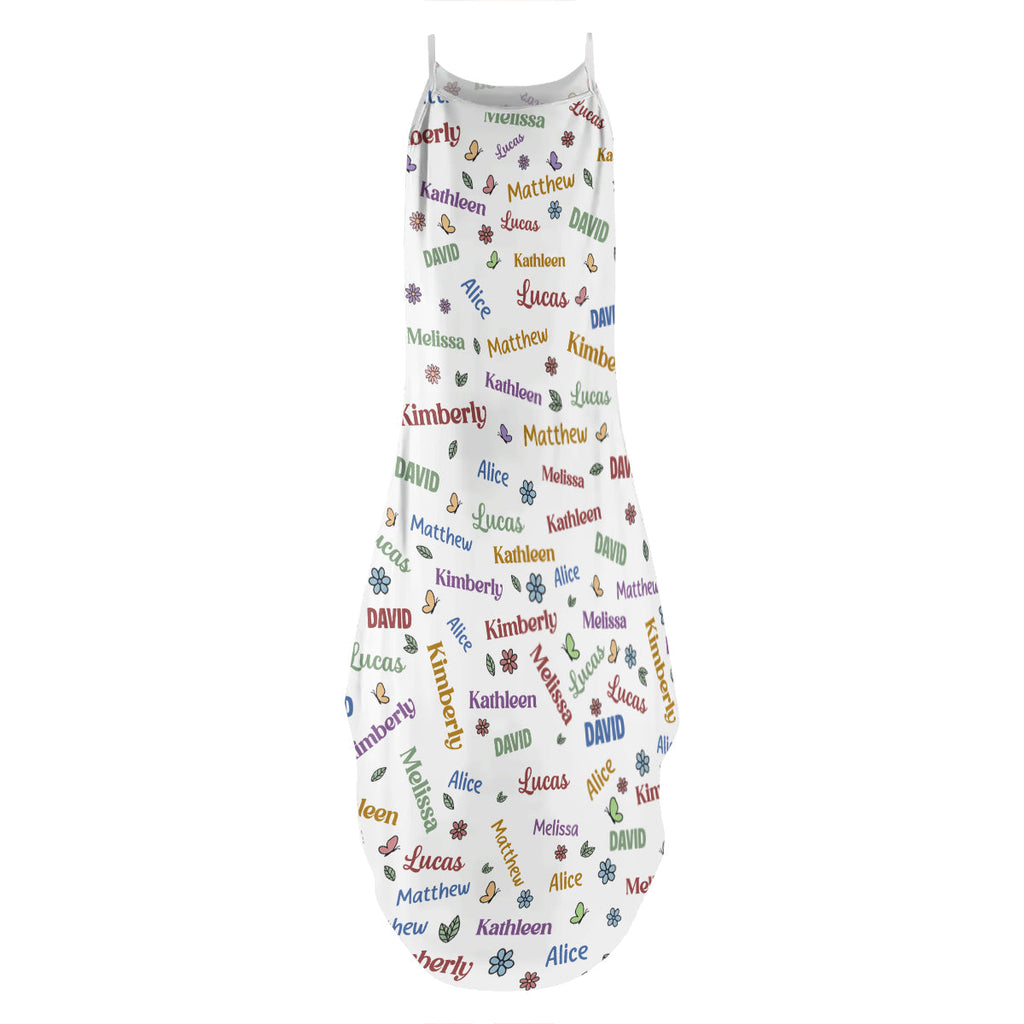 Happiness Is Being A Grandma - Personalized Maxi Dress