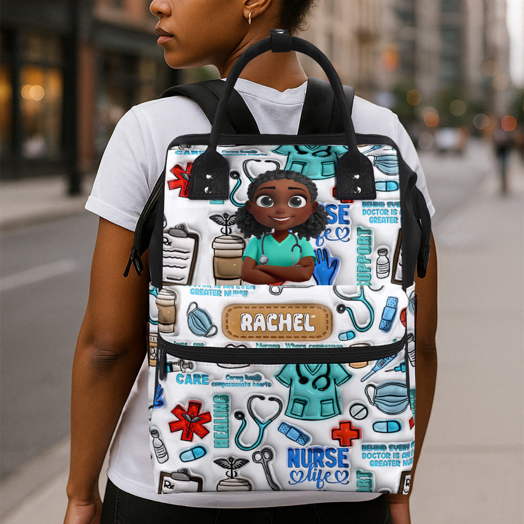 Nurse Life - Personalized Duckbilled Backpack
