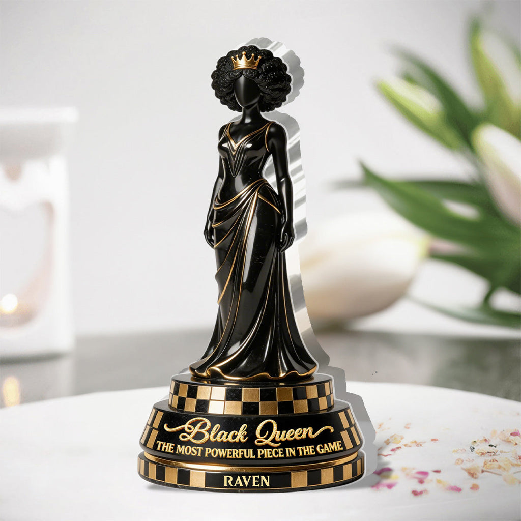 The Most Powerful Piece In The Game - Personalized Custom Shaped Acrylic Plaque
