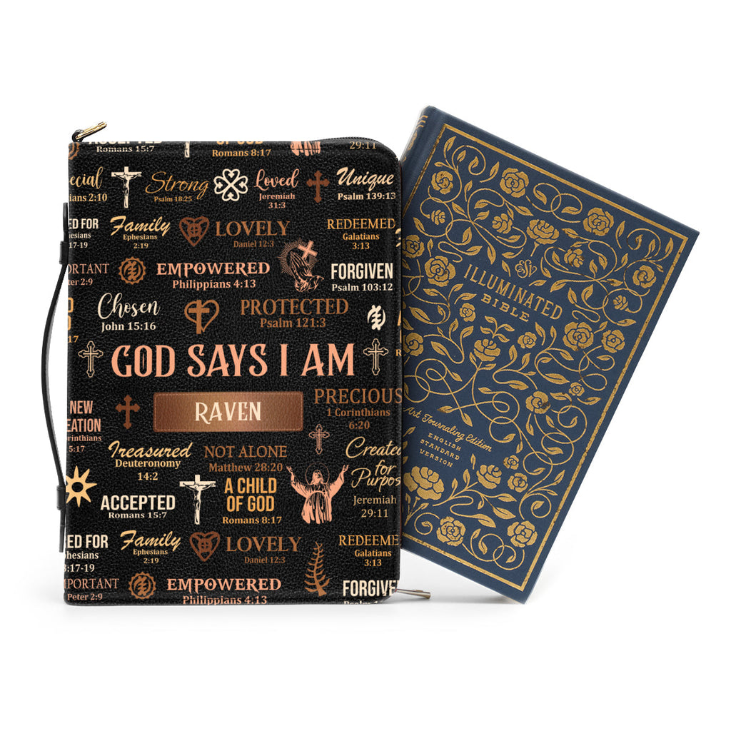 God Says I Am - Personalized Bible Cover