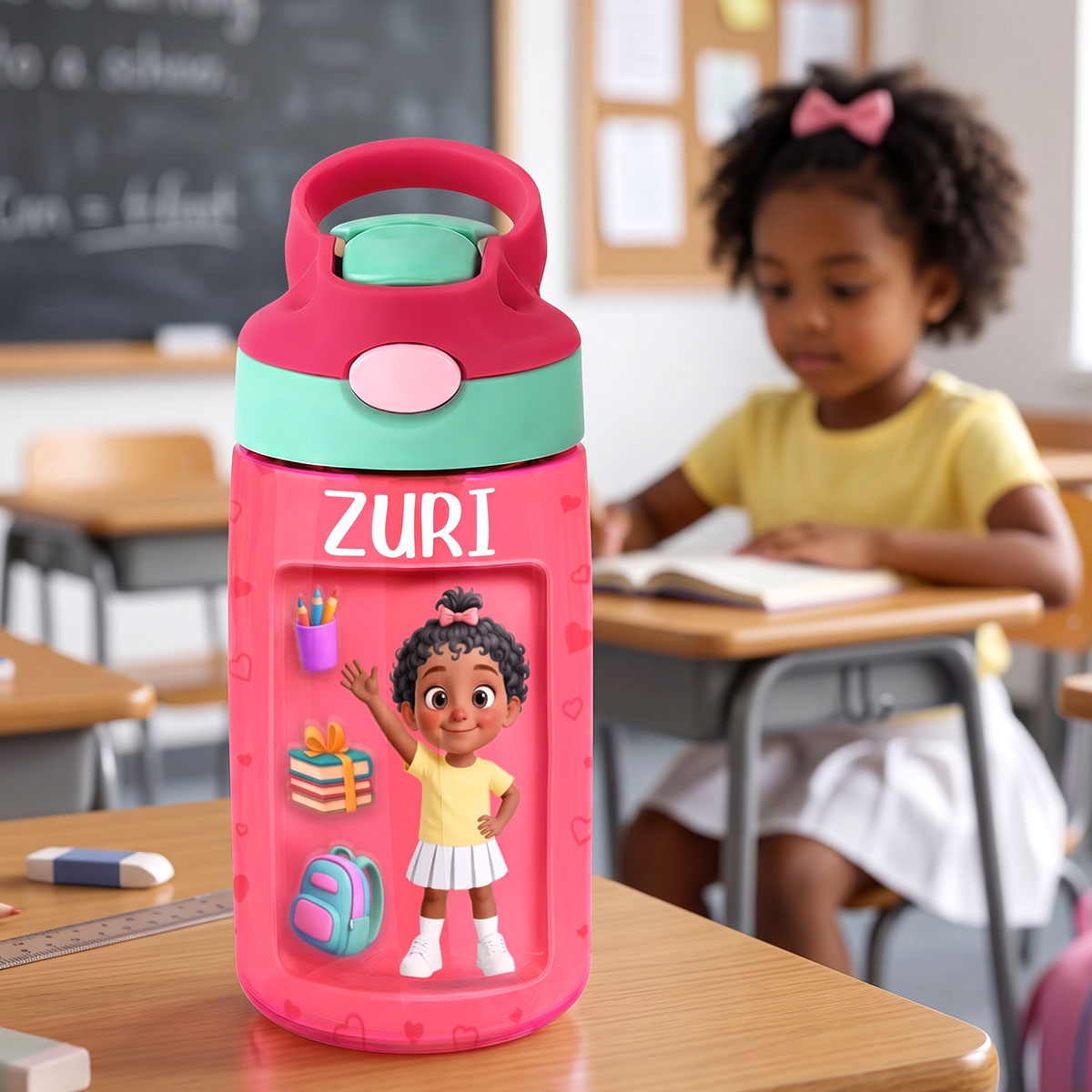 Tiny But Bright Back To School Gifts For Kids  - Personalized Kid Water Bottle