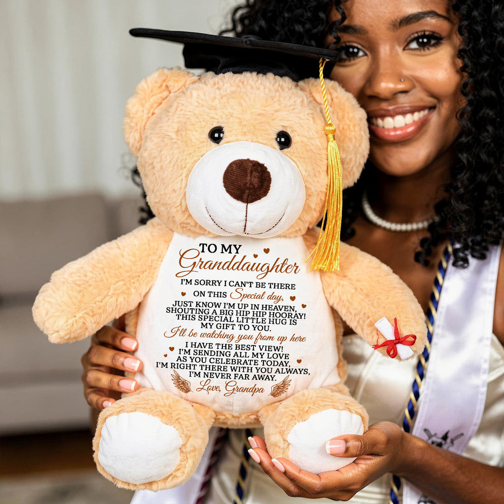 I'm Sending My Love As You Celebrate - Personalized Graduation Teddy Bear