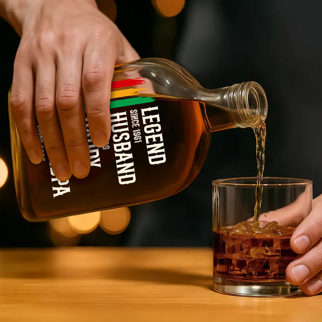 The Black Legend - Personalized Whiskey Bottle