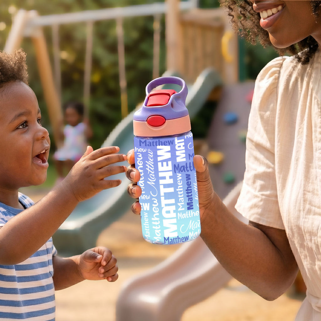 I Am - Personalized Kid Water Bottle