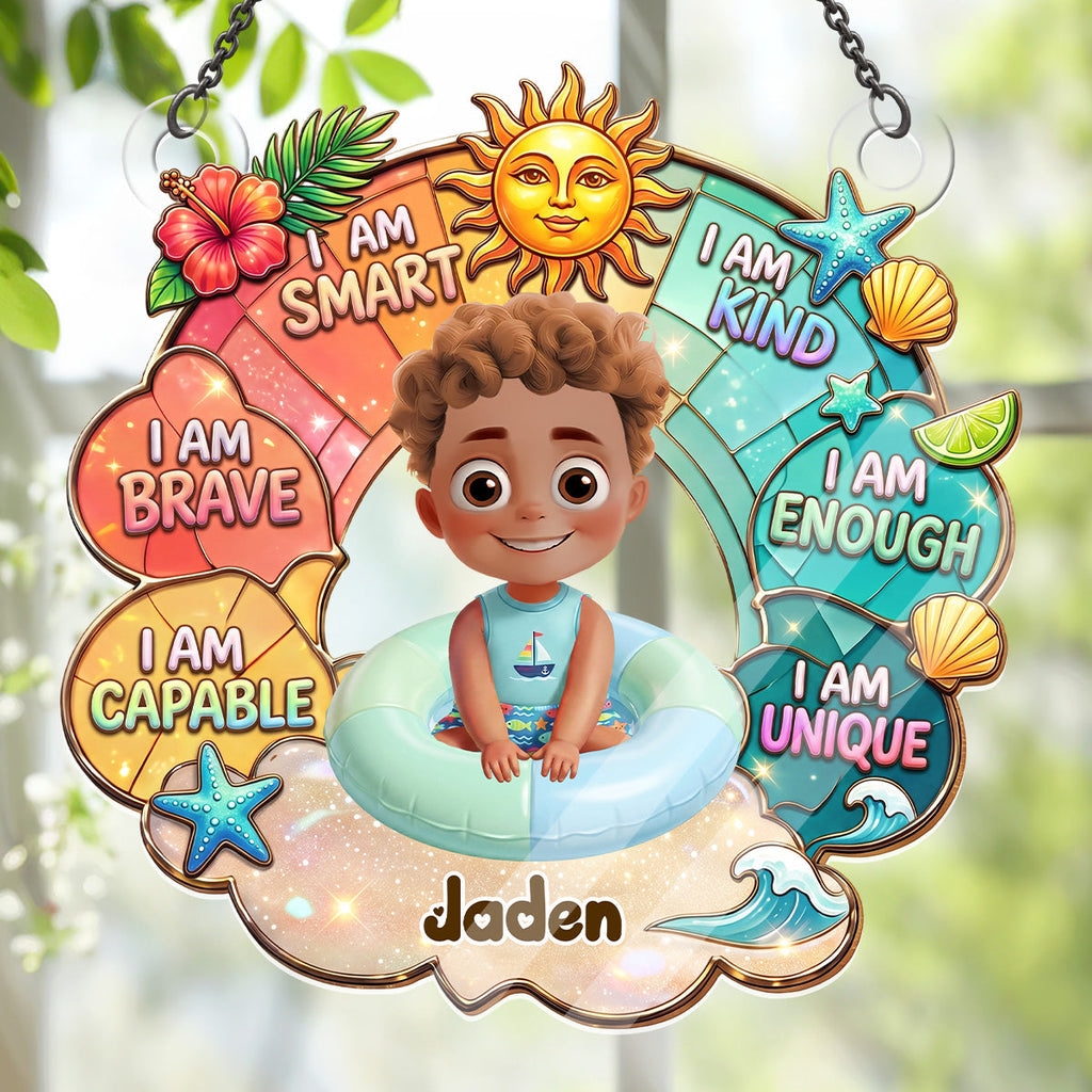 I Am Smart - Personalized Acrylic Suncatcher