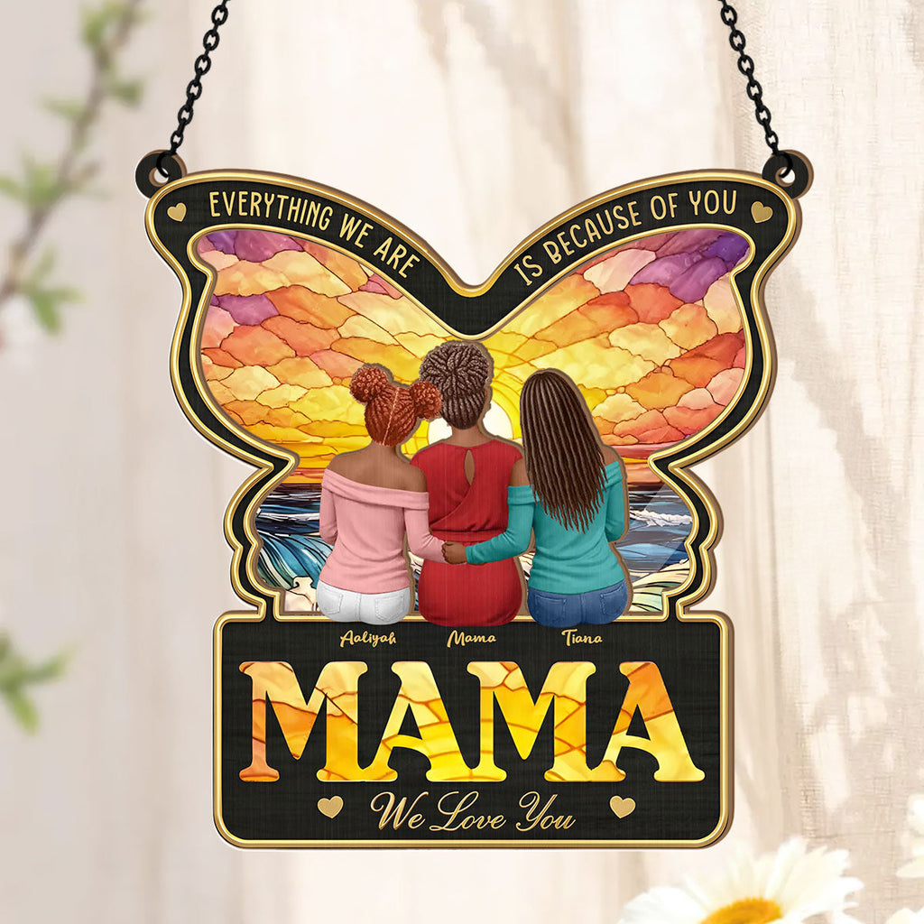 Mom You Are My Heart - Personalized Window Hanging Suncatcher