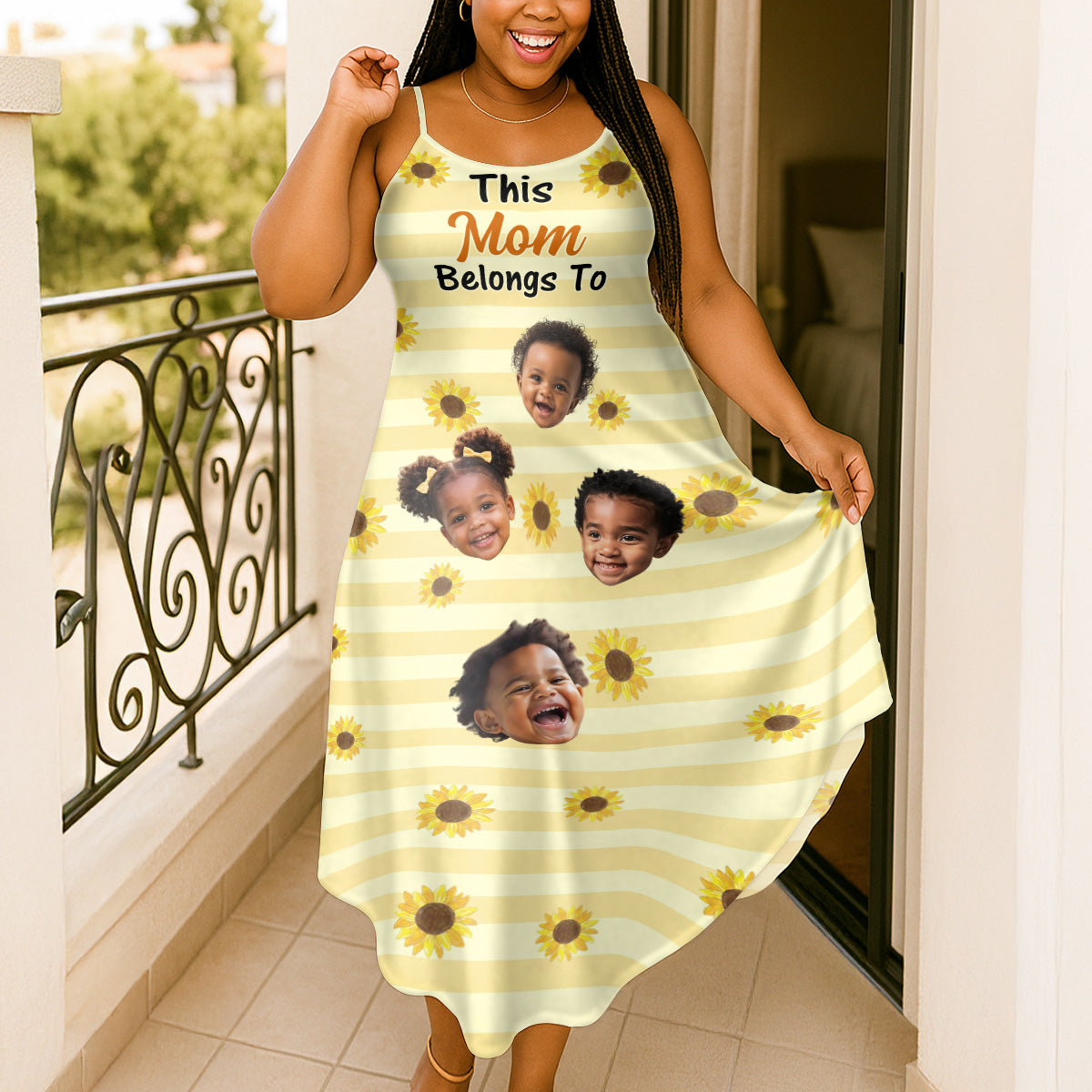 This Grandma Belongs To - Personalized Maxi Dress