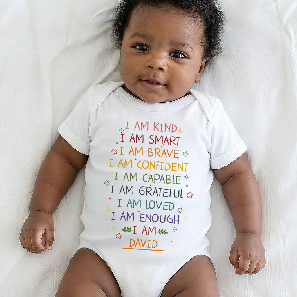 I Am - Personalized Baby Onesie