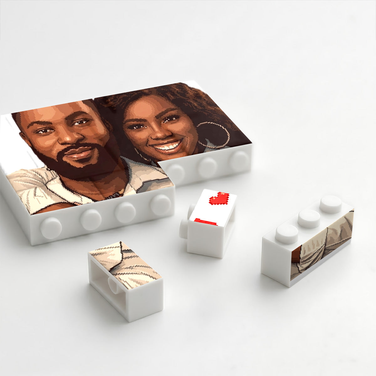 I Love Building A Life With You - Personalized Building Brick Puzzle