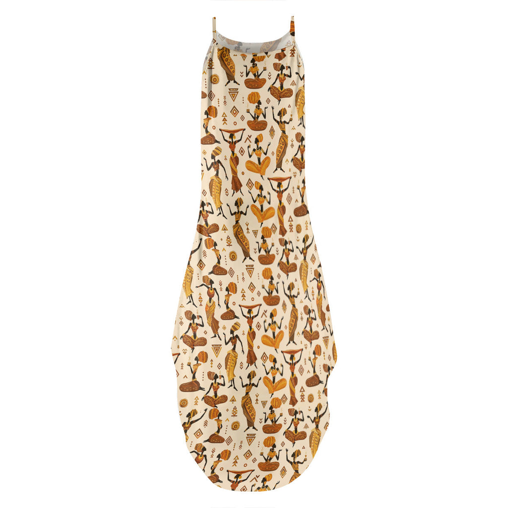 Vibrant African Heritage Life - Personalized Maxi Dress