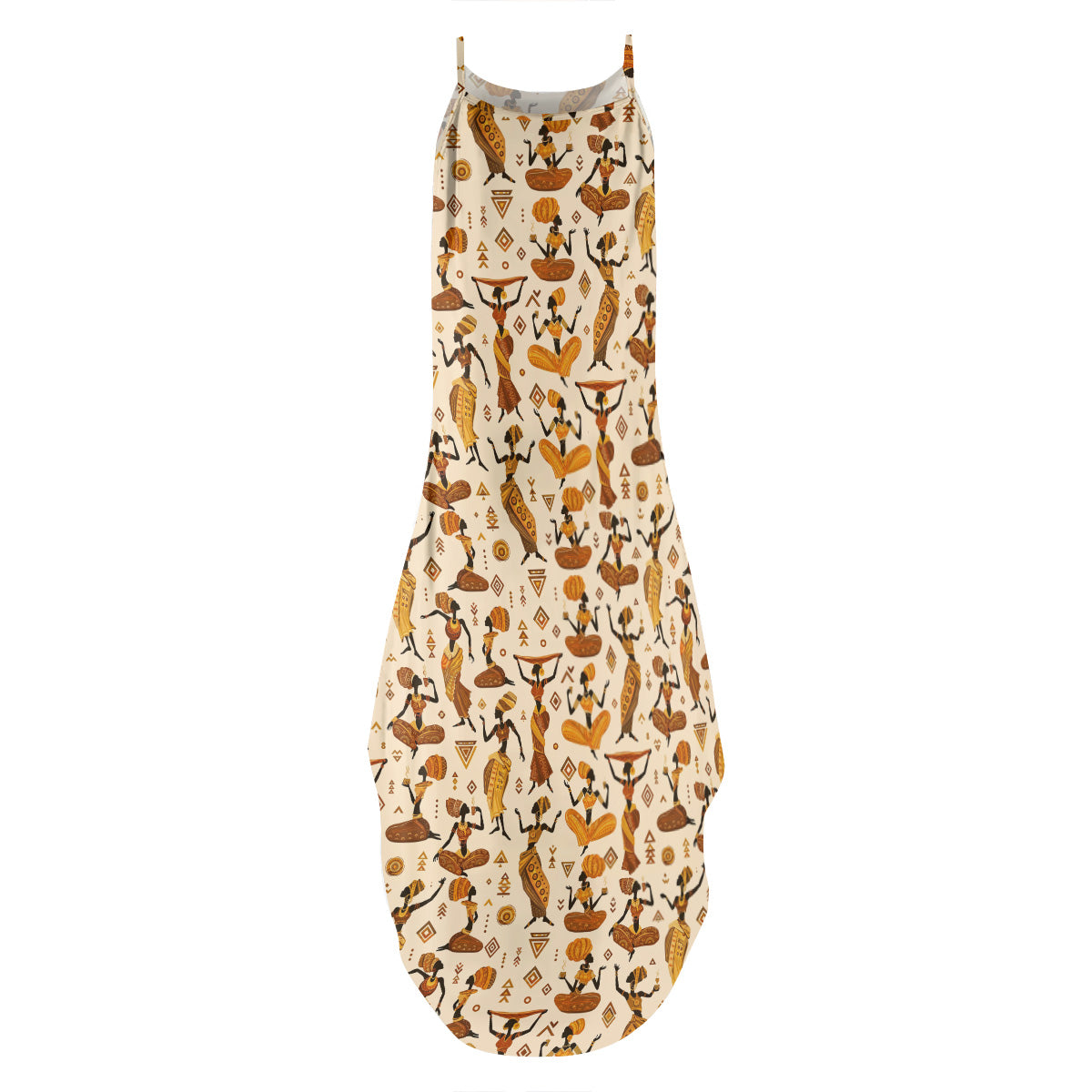 Vibrant African Heritage Life - Personalized Maxi Dress