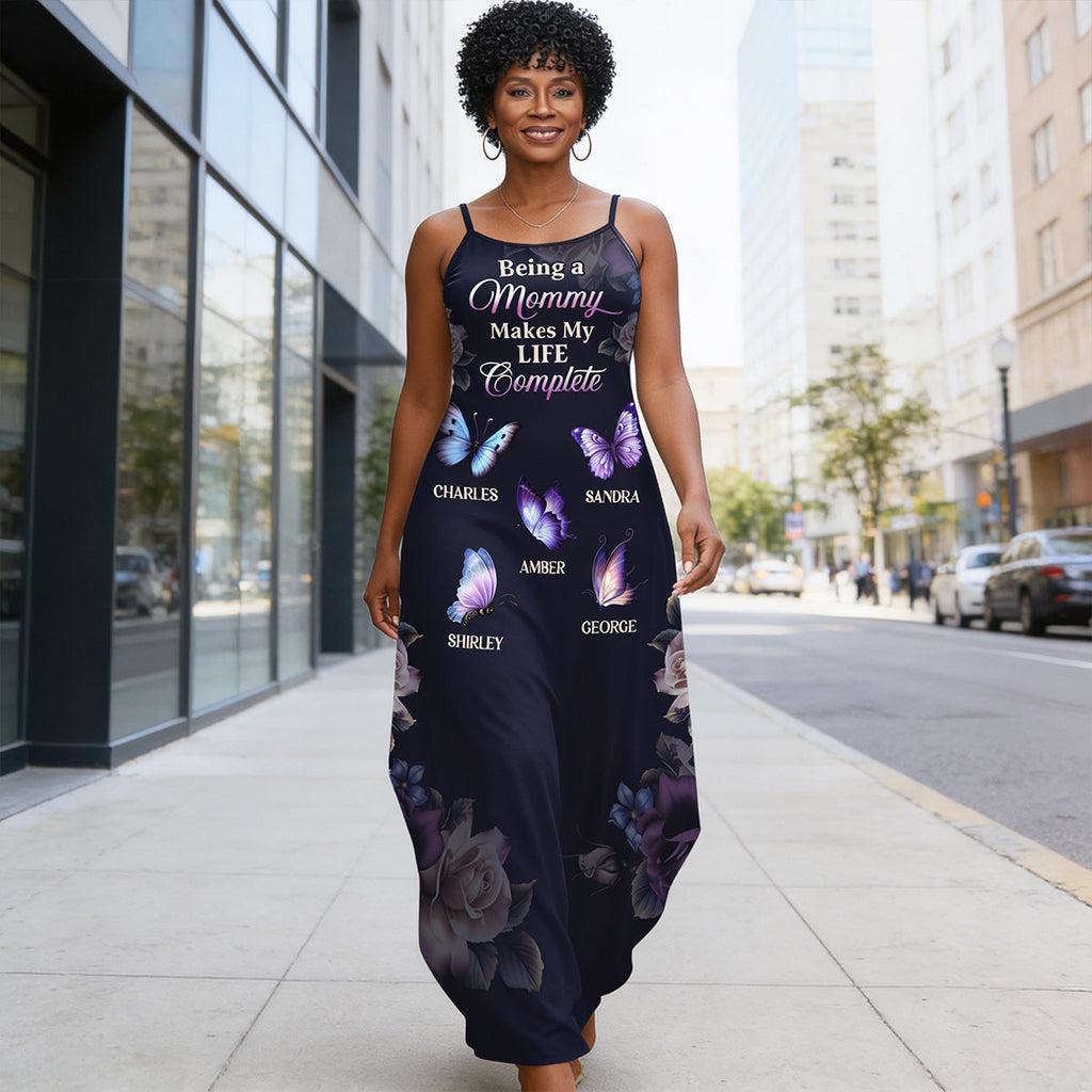 Grandkids Make My Life Complete - Personalized Maxi Dress