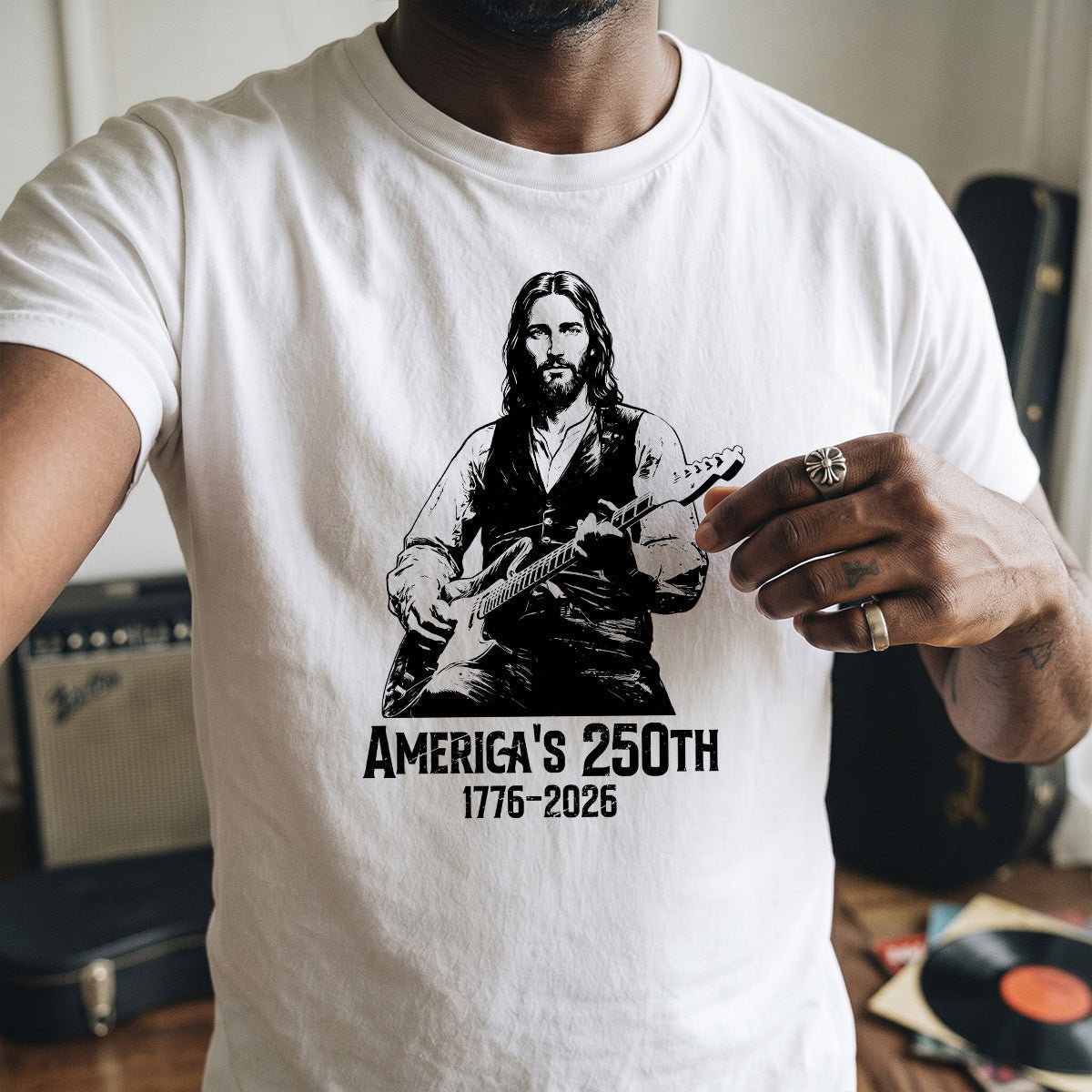 Jesus 250 - Personalized 2D Unisex T-shirt