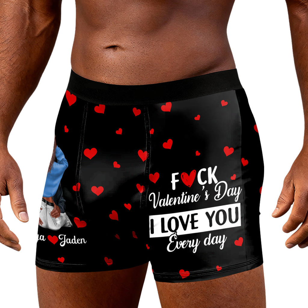 I Love You Every Day - Personalized Men's Boxer Briefs