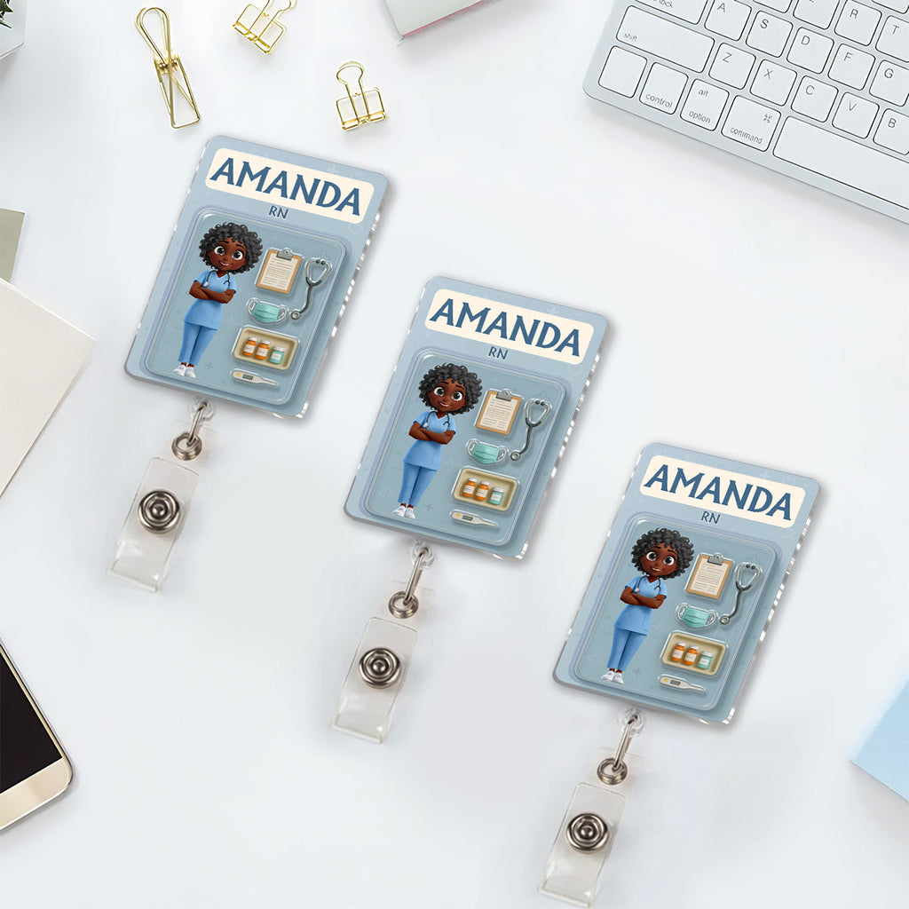 Nurse Life - Personalized Acrylic Badge Reel
