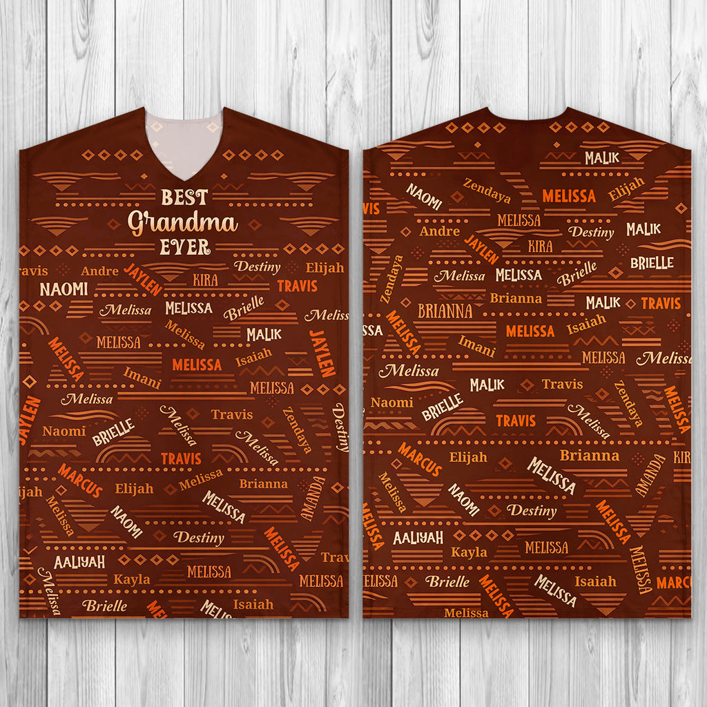 Best Grandma Ever - Personalized Kaftan Dress