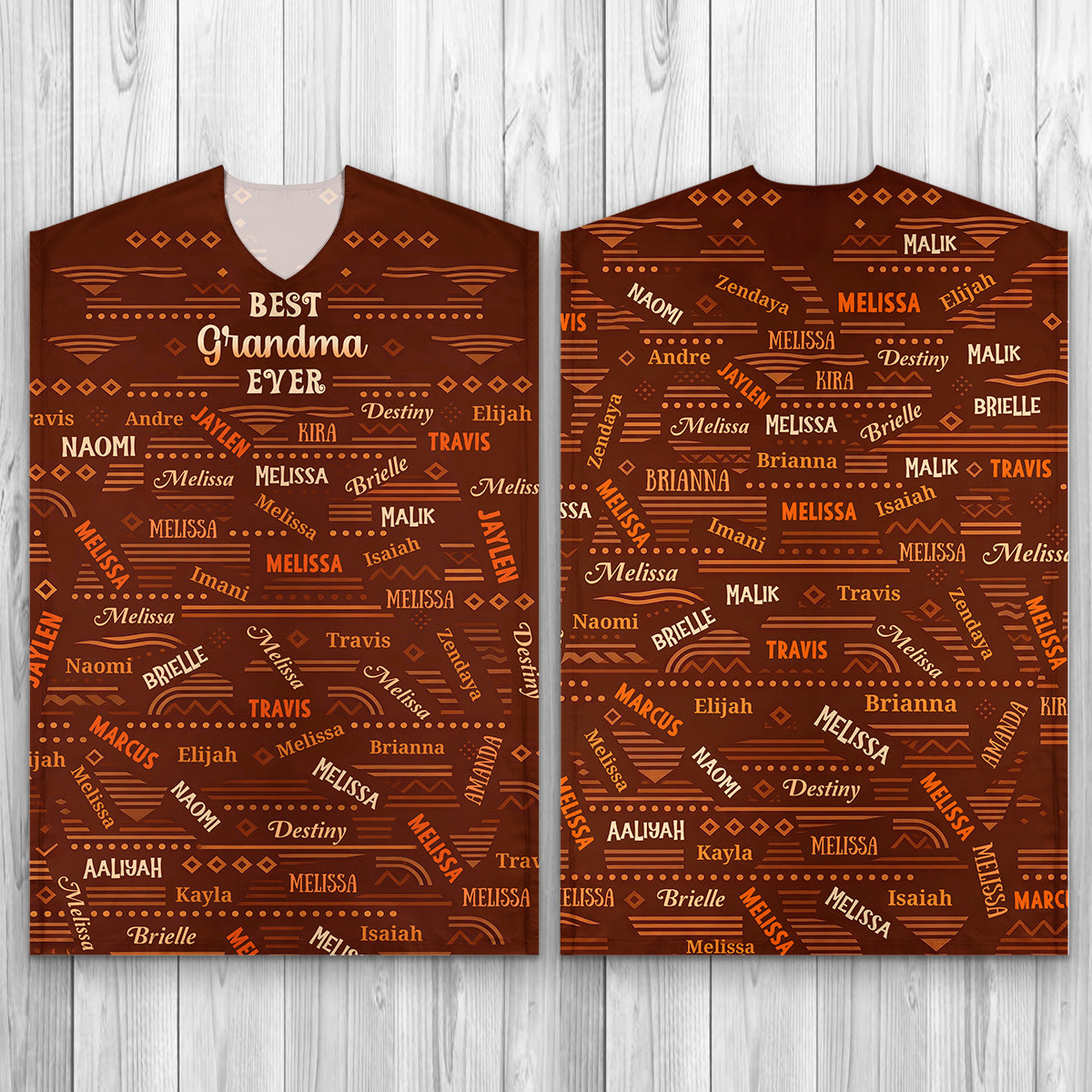 Best Grandma Ever - Personalized Kaftan Dress