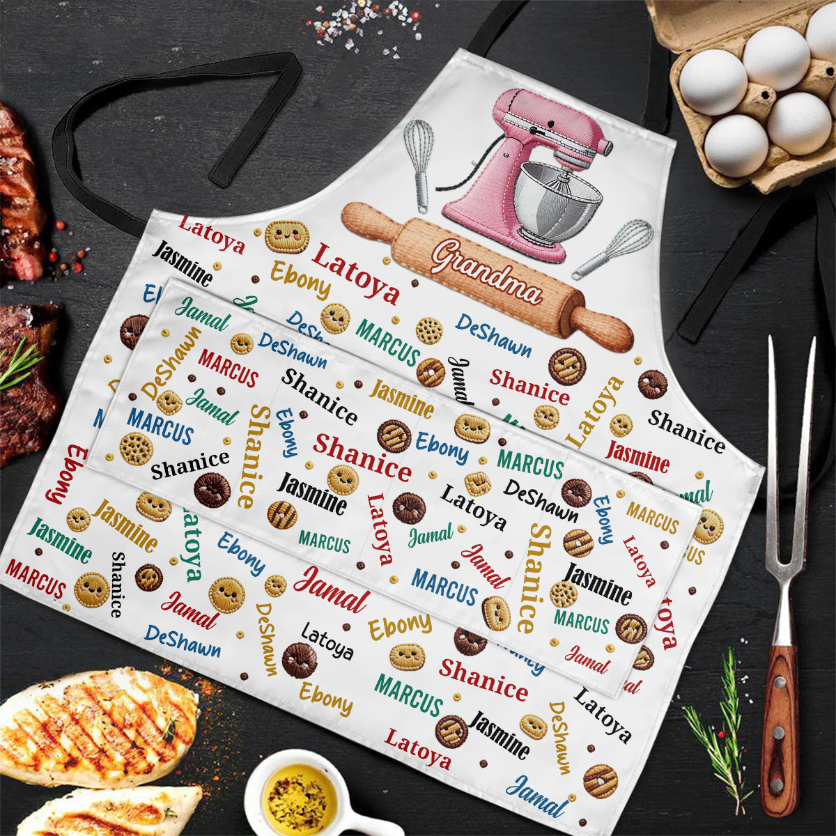 Baking With Love - Personalized Apron With Pocket