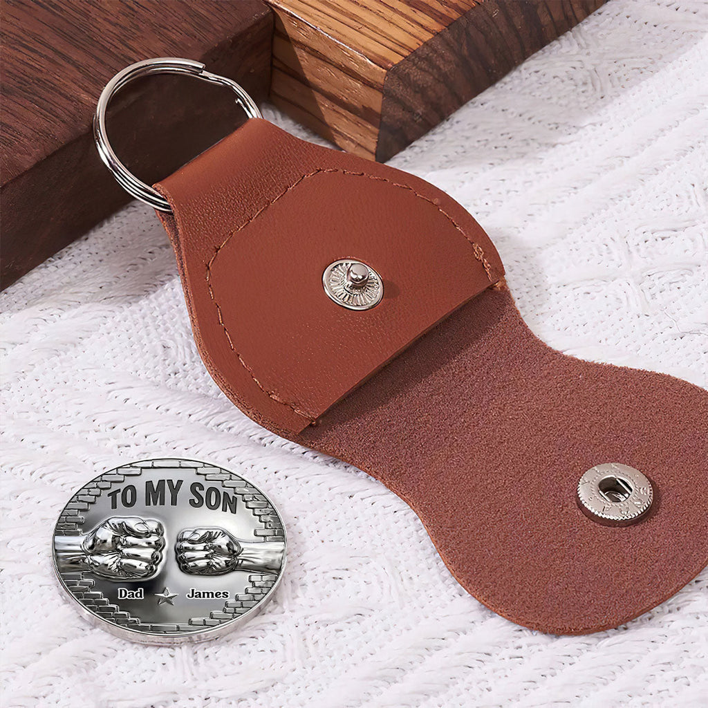 To My Son I Believe In You - Personalized Pocket Hug