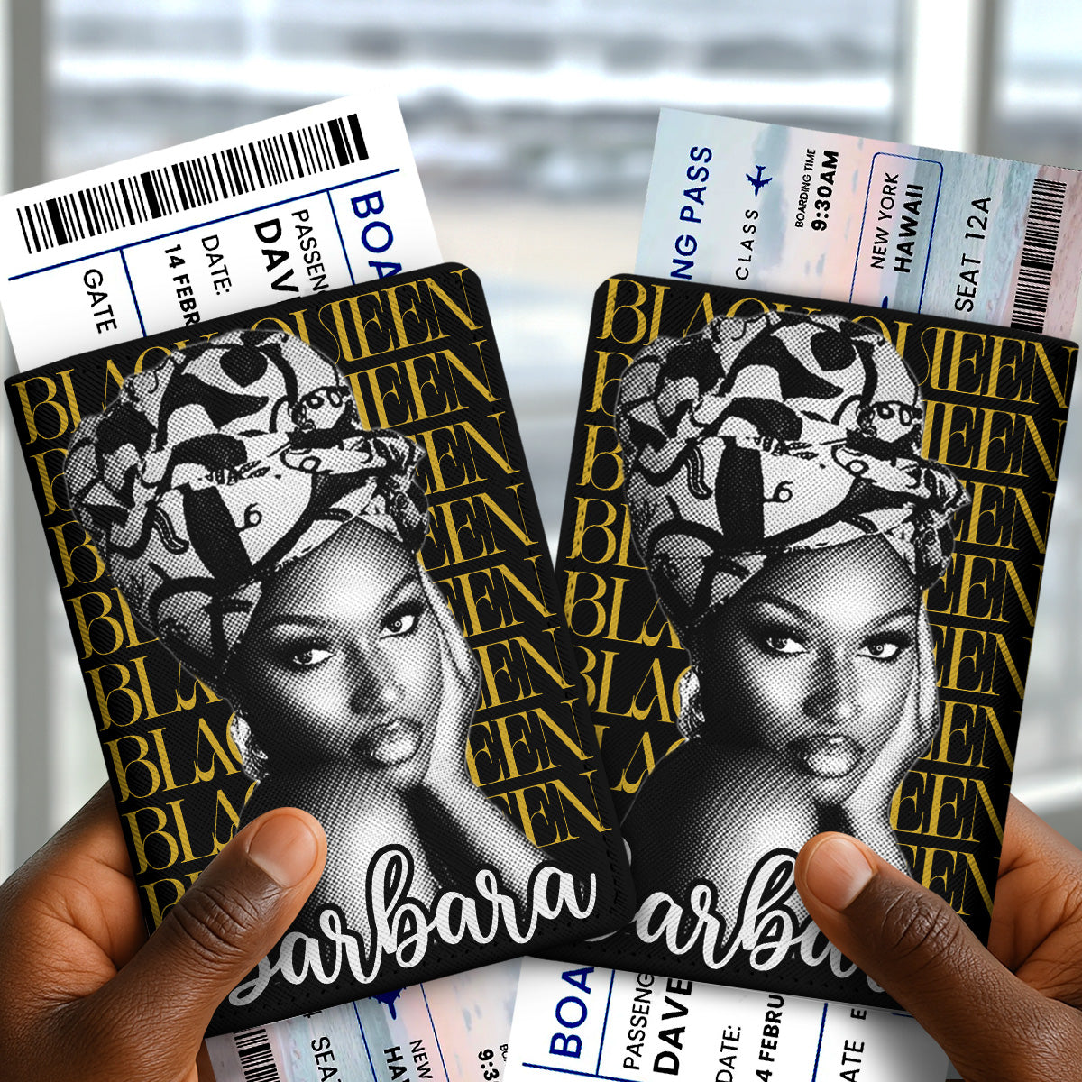 I Am A Black Queen - Personalized Passport Cover