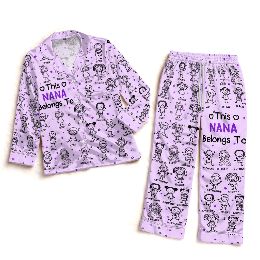 Best Nana Ever - Personalized Satin PJM Set