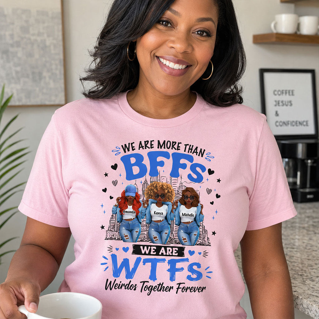 Weirdos Together Forever Gift For Bestie - Personalized 2D Unisex T-shirt