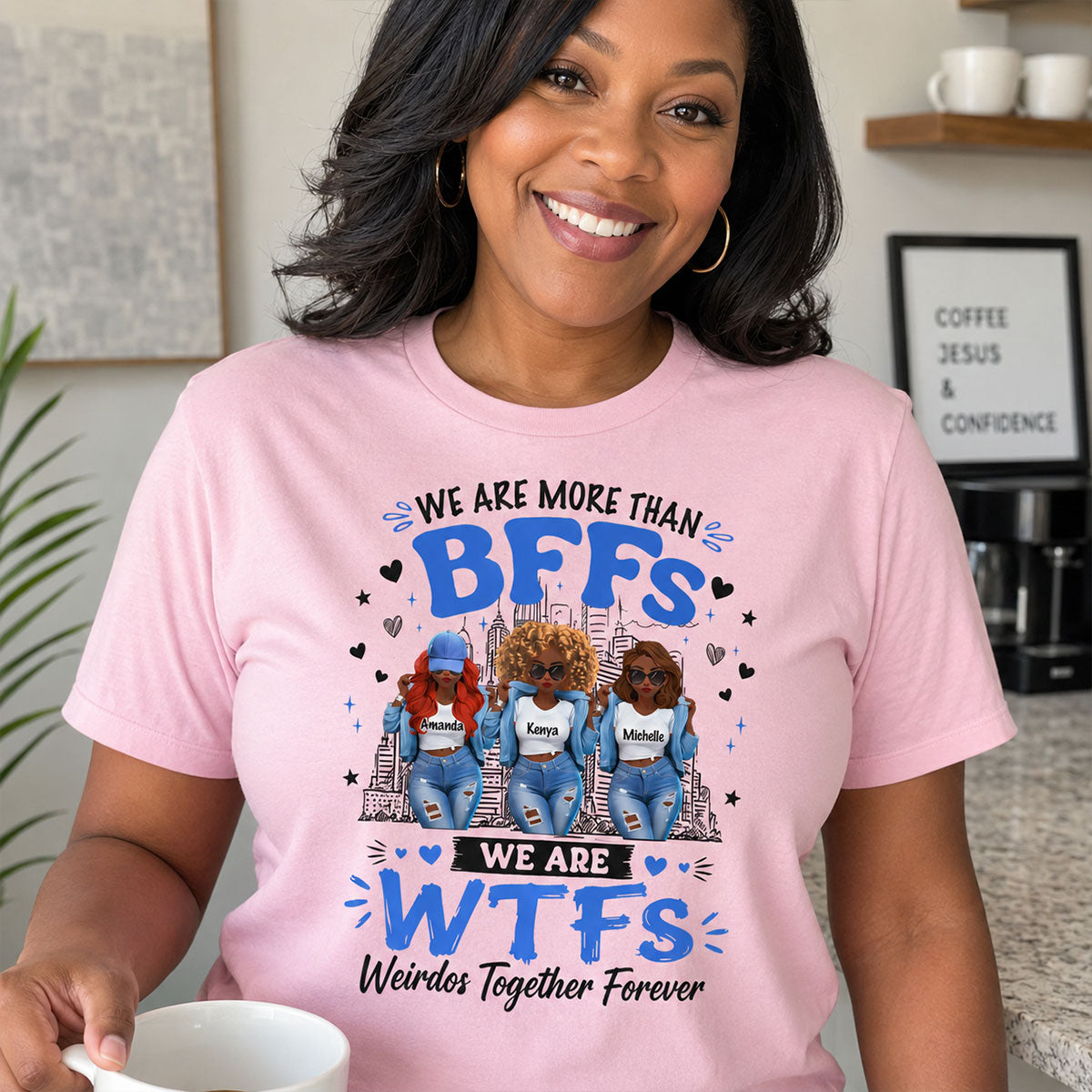Weirdos Together Forever Gift For Bestie - Personalized 2D Unisex T-shirt