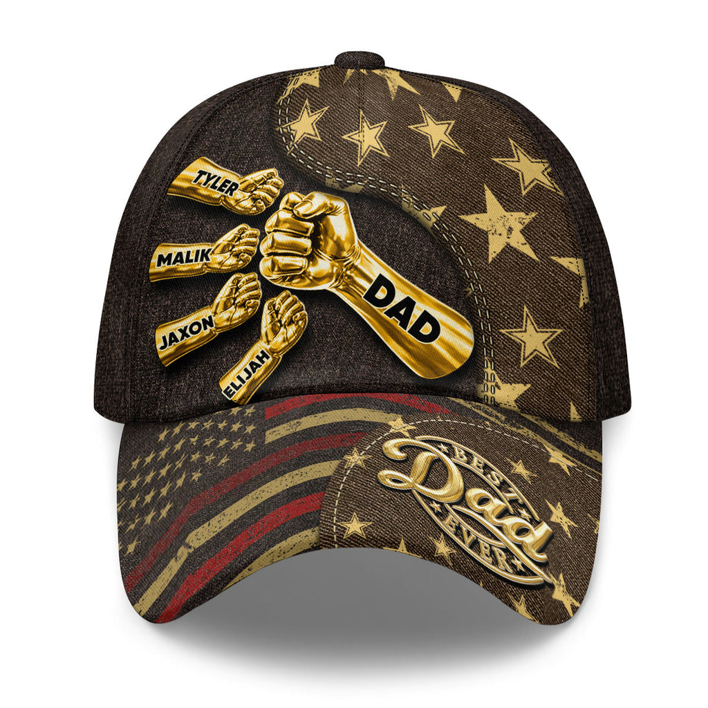 The Power Of Dad Comes From Love  - Personalized Classic Cap