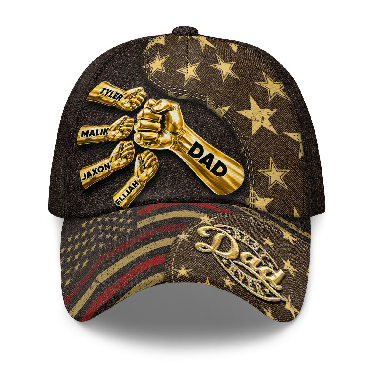The Power Of Dad Comes From Love  - Personalized Classic Cap